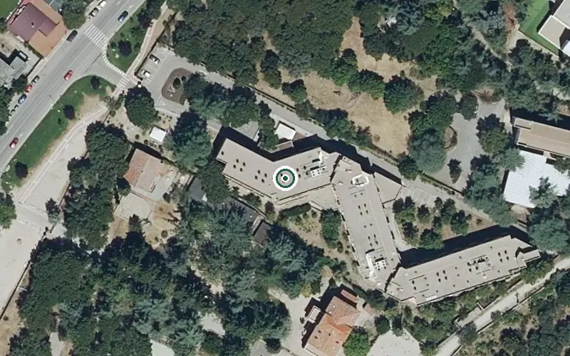 Vista aérea de la ubicación de Residencia Bouco Collado Villalba