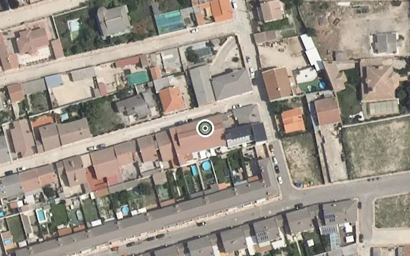Vista aérea de la ubicación de Residencia Personas Mayores Virgen del Milagro