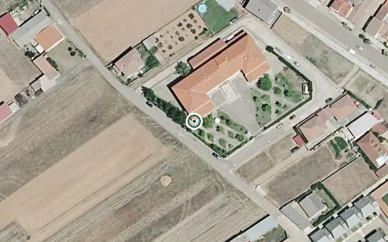 Vista aérea de la ubicación de Residencia de Personas Mayores Divina Misericordia