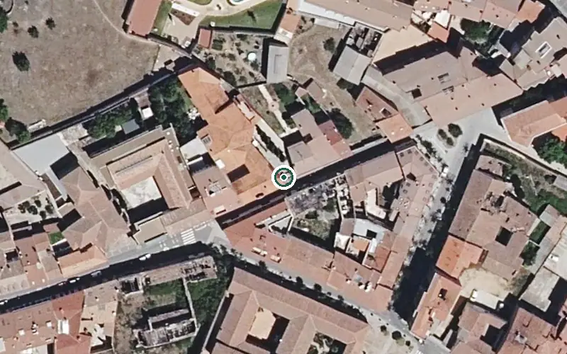 Vista aérea de la ubicación de Unidad de Estancias Diurnas del Centro de Día de Medina del Campo
