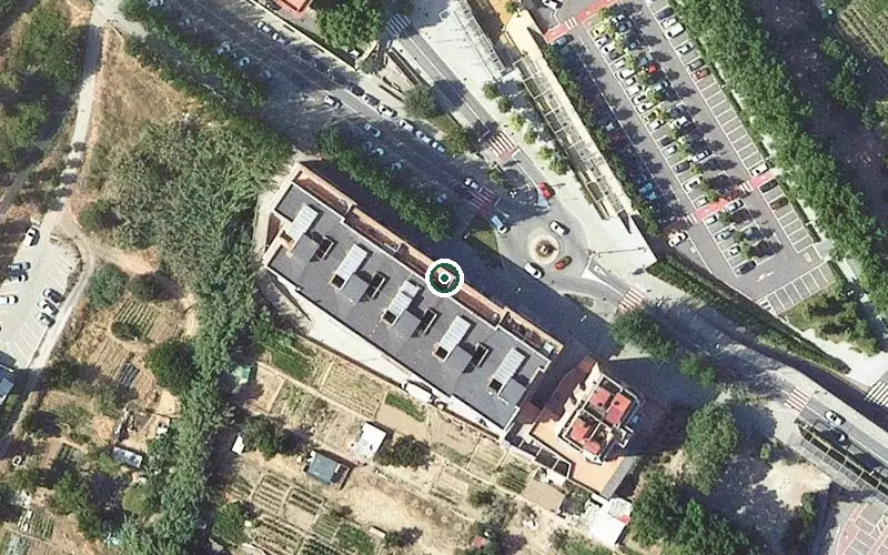 Vista aérea de la ubicación de Residència Anoia