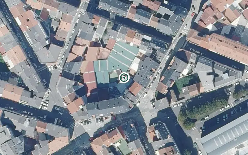 Vista aérea de la ubicación de Centro de Día para Persoas Maiores Xuncos