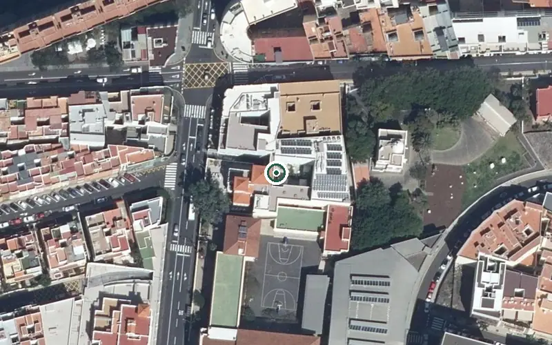 Vista aérea de la ubicación de Ballesol Tenerife