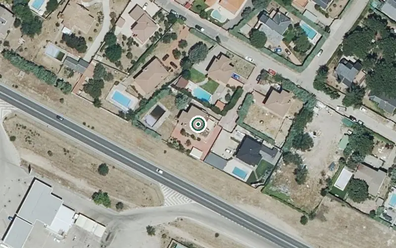 Vista aérea de la ubicación de Alameda Residencial Guadarrama