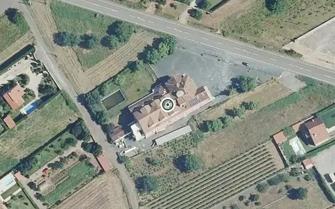 Vista aérea de la ubicación de Residencia para Persoas Maiores Val de Monterrei