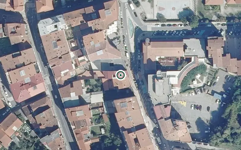 Vista aérea de la ubicación de Residencia de Maiores de Marin