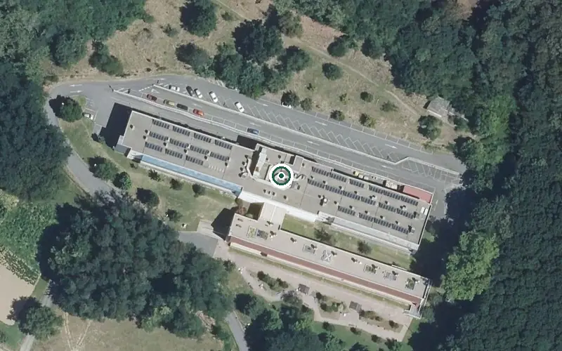 Vista aérea de la ubicación de Residencia Igurco Unbe Egoitza