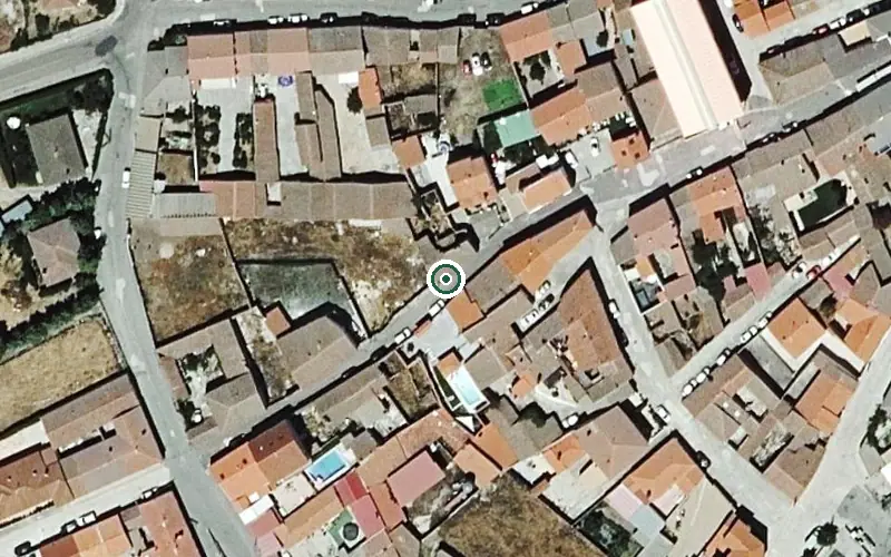 Vista aérea de la ubicación de Residencia para Mayores Santo Cristo del Monte