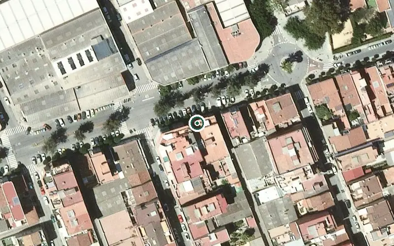 Vista aérea de la ubicación de Centre d'Estimulació Global i Descàrrega Familiar Alois Prat