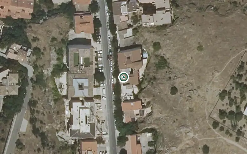 Vista aérea de la ubicación de Residencia de Mayores Santa Paola