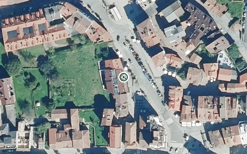 Vista aérea de la ubicación de Residencial Santa Cecilia