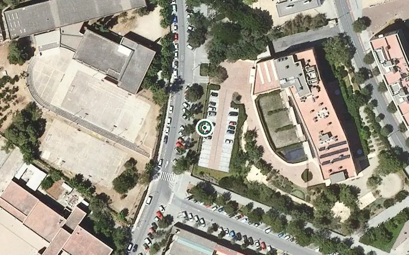 Vista aérea de la ubicación de Residencia Los Sauces (Gent gran)