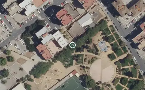 Vista aérea de la ubicación de Centro Residencial Virgen del Rocío