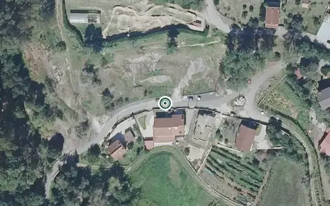 Vista aérea de la ubicación de Fogar Residencial Xardin Castro Lar