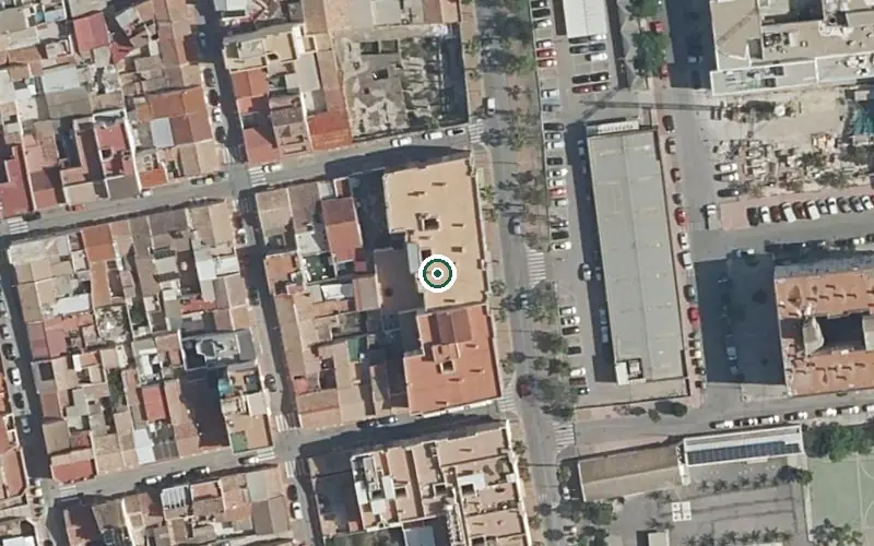 Vista aérea de la ubicación de Centro de Día AFADE-Alzheimer