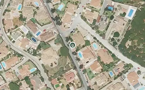 Vista aérea de la ubicación de Vivienda Tutelada Domer Oasis