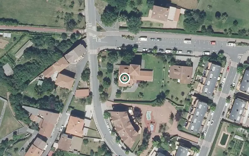 Vista aérea de la ubicación de Residencia Lombardia Egoitza