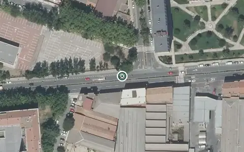 Vista aérea de la ubicación de Vitalia Logroño