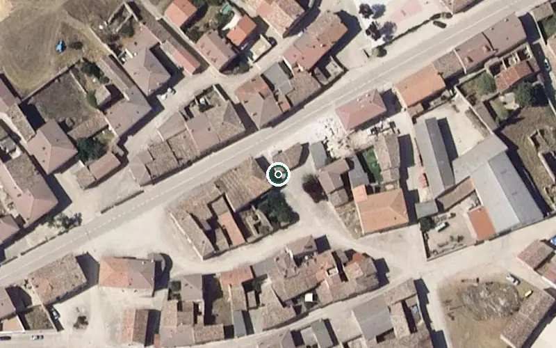 Vista aérea de la ubicación de Residencia de Personas Mayores Domusvi Celada