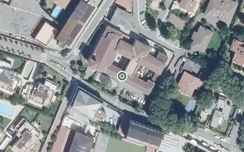 Vista aérea de la ubicación de Residencia San José de la Montaña Egoitza