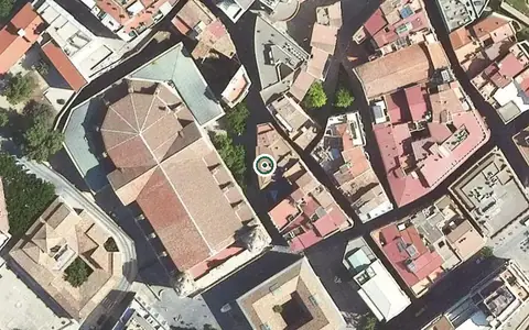 Vista aérea de la ubicación de Residència de Gent Gran el Parador