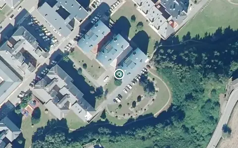 Vista aérea de la ubicación de Centro de Día de Navia