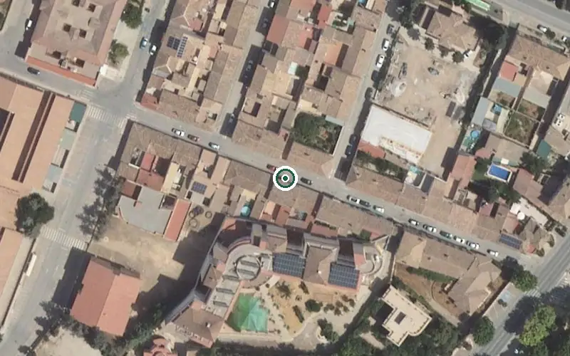 Vista aérea de la ubicación de Centro Residencial para Mayores San Jaime