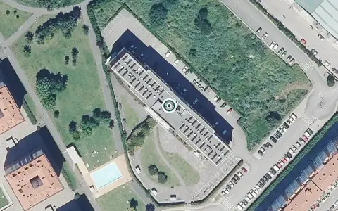 Vista aérea de la ubicación de Orpea Santander