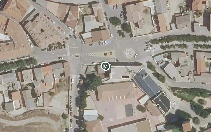Vista aérea de la ubicación de Vivienda de Mayores