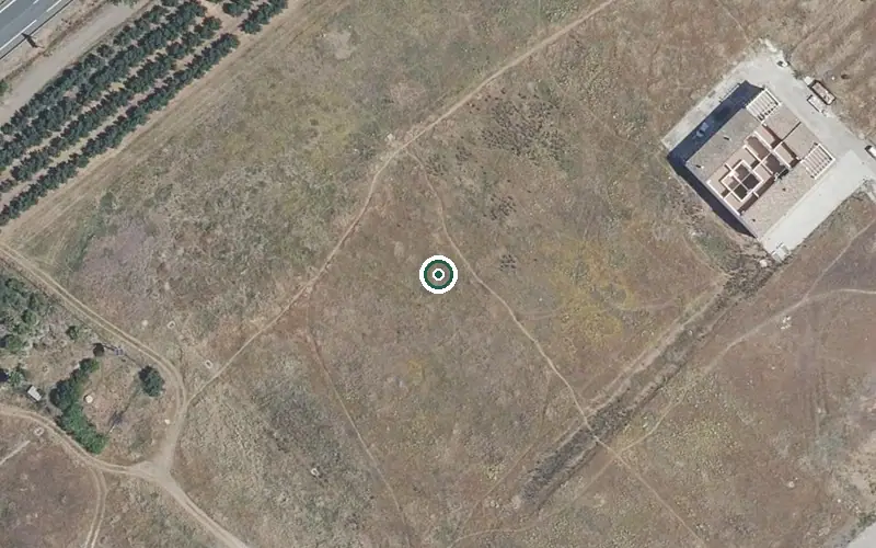 Vista aérea de la ubicación de Centro de Día para Mayores José Lazaro Polo