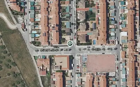 Vista aérea de la ubicación de Centro de Día para Mayores Ana Jurado Sánchez