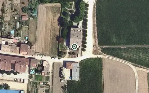 Vista aérea de la ubicación de Residència Santa Anna