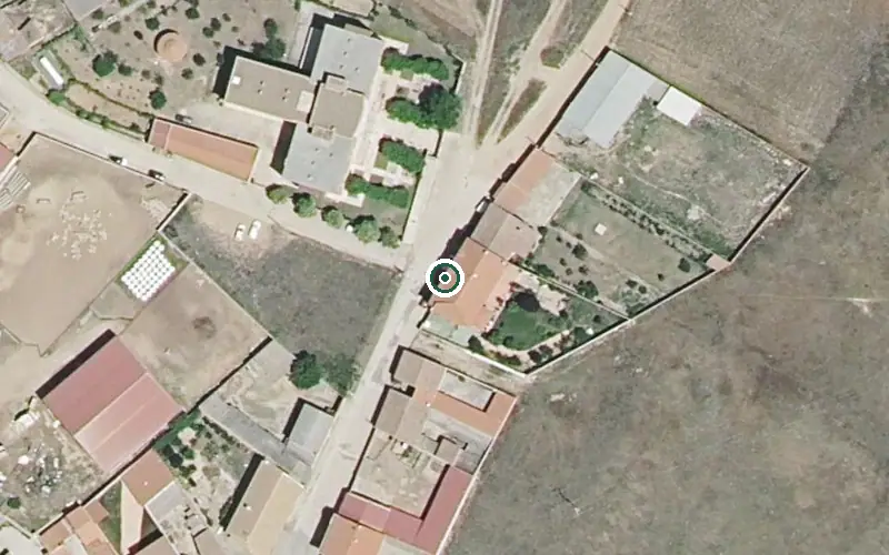 Vista aérea de la ubicación de Residencia de Personas Mayores Matias Alonso