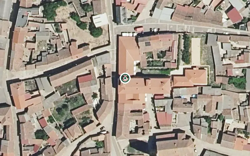 Vista aérea de la ubicación de Centro Residencial Don Rufino