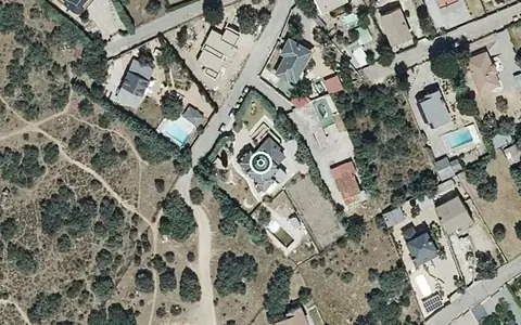 Vista aérea de la ubicación de Residencia Virgen de la Peña