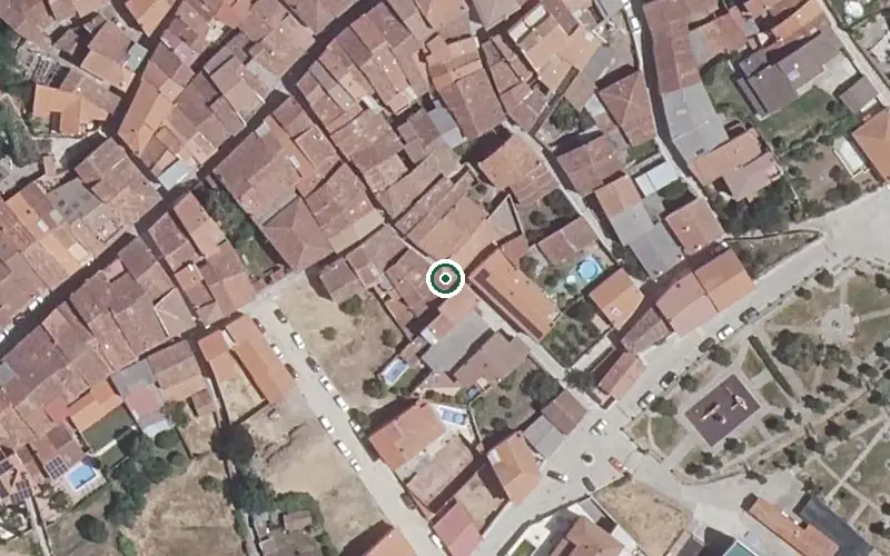 Vista aérea de la ubicación de Residencia de Mayores de Jerte