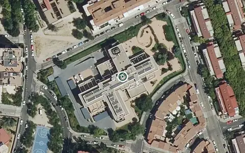 Vista aérea de la ubicación de Residencia Ballesol Latina (Plan Velocidad)