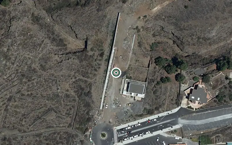 Vista aérea de la ubicación de Centro de Día para Mayores