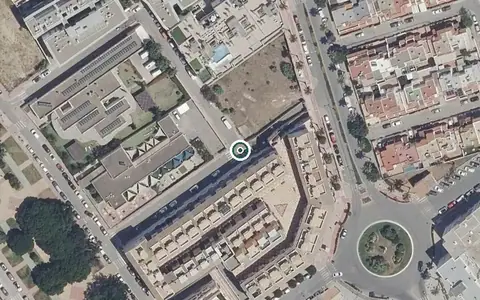 Vista aérea de la ubicación de Centro de Día para Mayores Manuela Forja Ramírez