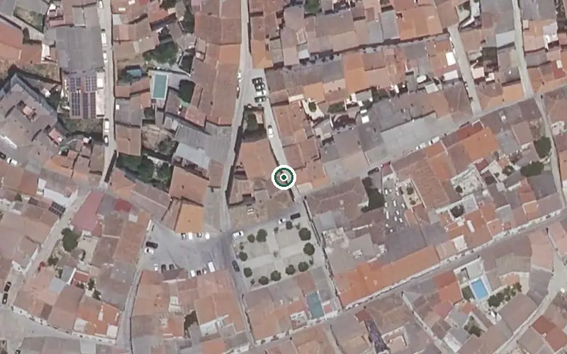 Vista aérea de la ubicación de Centro Residencial de Mayores y Centro de Día de Ceclavín