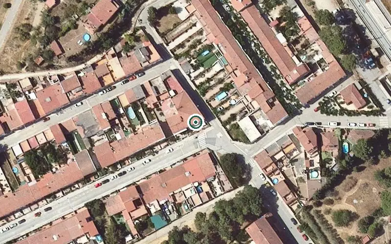 Vista aérea de la ubicación de Residència Lina Solé Jardí