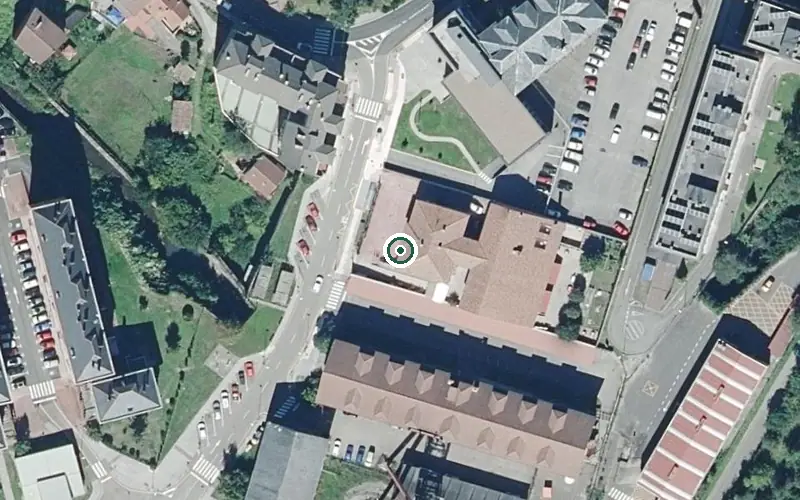 Vista aérea de la ubicación de Centro de Día de Turón