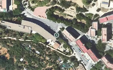 Vista aérea de la ubicación de Centre de dia Residencial Mas Piteu
