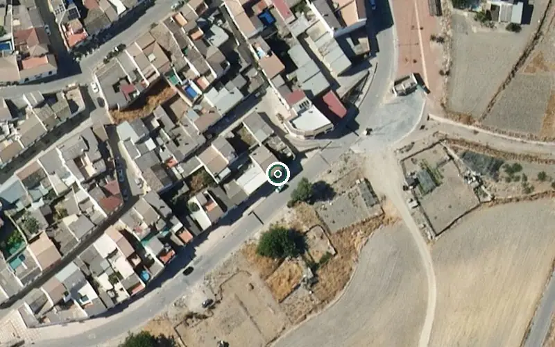 Vista aérea de la ubicación de Residencia Municipal para Personas Mayores San Miguel