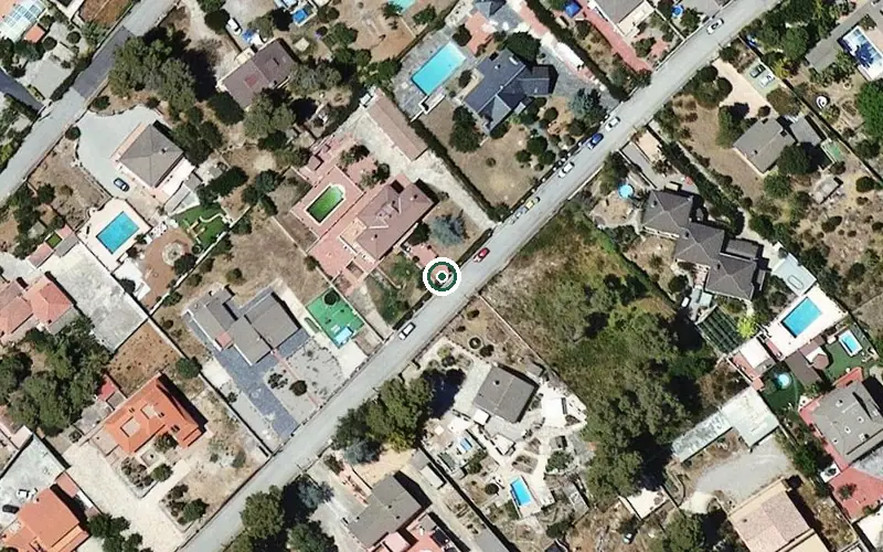 Vista aérea de la ubicación de Residència Geriàtrica El Petit Hostalet