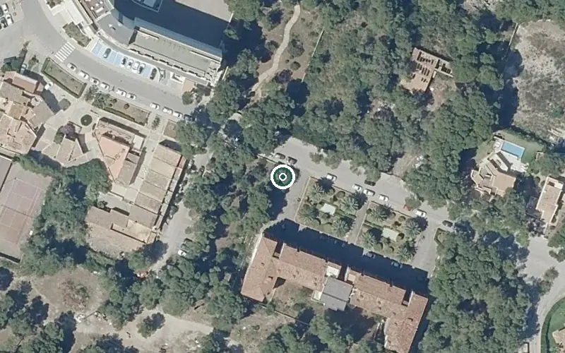 Vista aérea de la ubicación de Centre de dia Capdepera (Municipal)