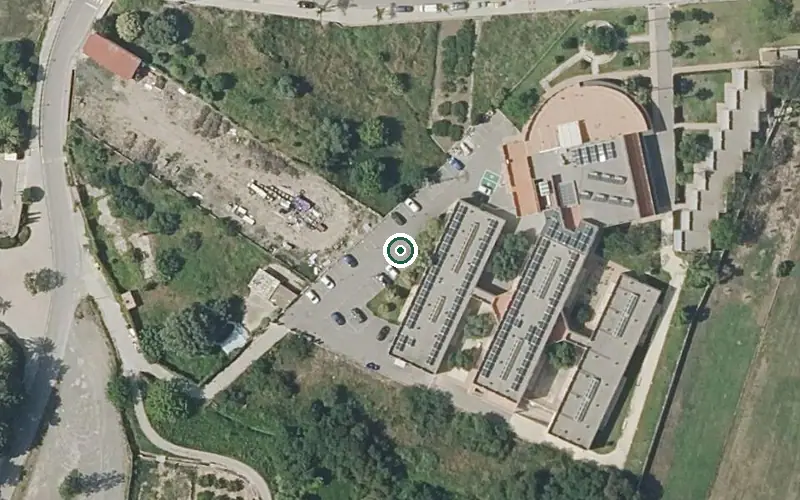 Vista aérea de la ubicación de Residencia P.m.d. Colisee el Puig