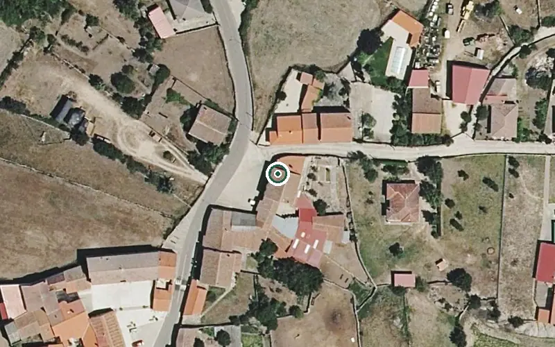 Vista aérea de la ubicación de Residencia de Personas Mayores Santa Marina