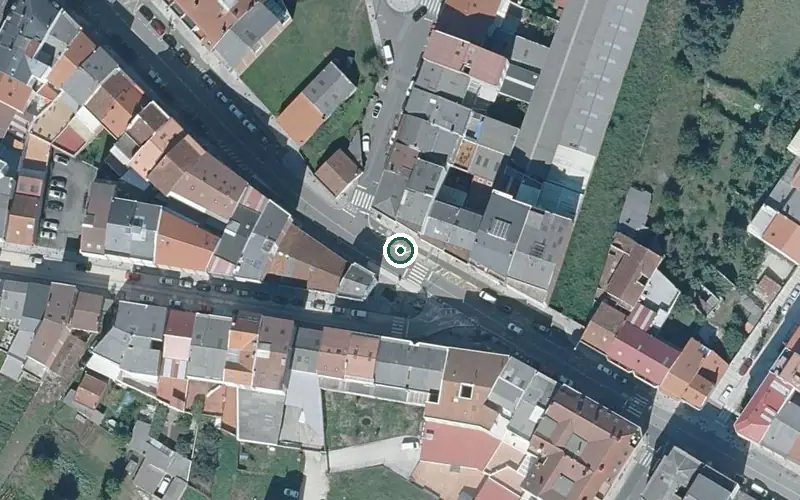 Vista aérea de la ubicación de Centro de Día Fogar de Bergantiños