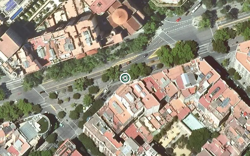 Vista aérea de la ubicación de Residència Casa Nostra